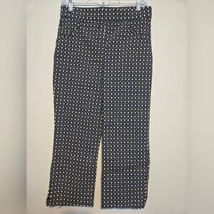 Roz & Ali Geometric Patterned Cropped‎ Pants